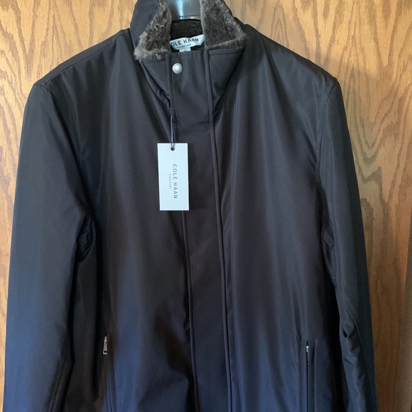 Men's Cole Haan Stand-Up Collar Field Jacket - Picture 1 of 3